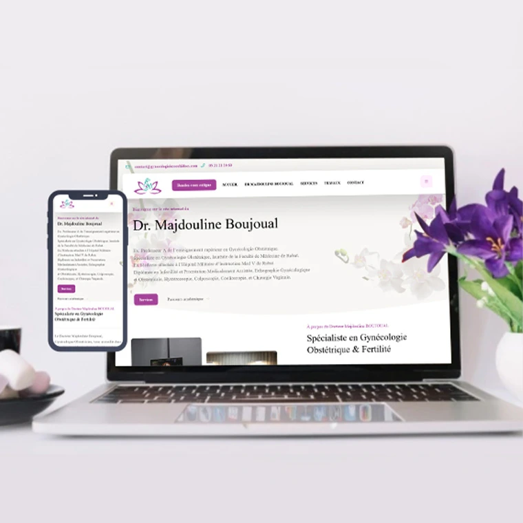 Réalisation Projet Gynecologuelesorchidees.com