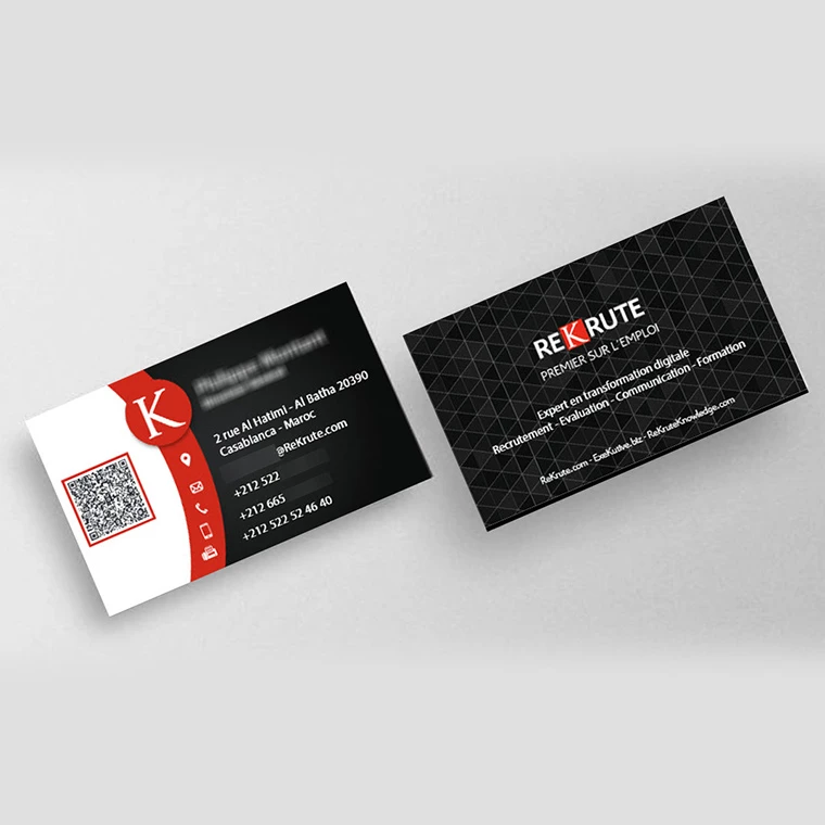 Carte de Visite pour rekrute